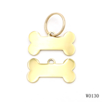 Étiquettes de chien rondes en acier inoxydable de qualité Logo gravé au laser personnalisé étiquette d'étiquette de décoration de collier d'animal familier en métal