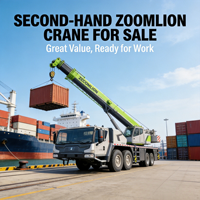 Grue sur camion Zoomlion ZTC1000V d'occasion, fabricant et fournisseur d'équipements de construction Zoomlion