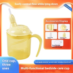 แก้วหลอดดูดน้ำป้องกันสำลัก ป้องกันการหกล้ม สำหรับผู้ป่วยติดเตียง ผู้สูงอายุ หลังคลอดบุตร ดูแลหลังคลอด ของใช้สำหรับการฟื้นฟูสภาพร่างกาย - Product Image 2