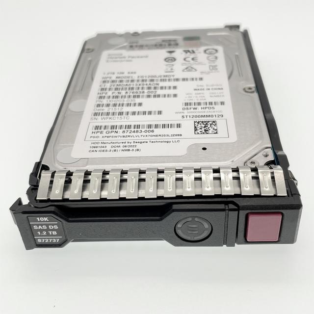 Enterprise Server Hard Disk 872479-B21 872737-001 1.2TB SAS 10K 12G 2.5 G8 HDD ST1200MM0129