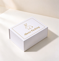 Boîte d'emballage cadeau magnétique en carton rigide EVA avec insert en mousse EVA, logo personnalisé, vente en gros