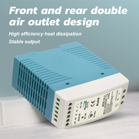 Alimentation électrique à découpage monophasée HVIELE MDR-40-5V montée sur rail, module de transformateur de surveillance CC 5V/6A 60Hz pour usage industriel LED