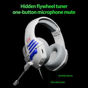Auriculares para Juegos Plextone G700, Auriculares Supraaurales de 3.5 mm, Auriculares Ligeros para Juegos con Micrófono para PC, PS4, Xbox One, <span class=keywords><strong>Nintendo</strong></span> <span class=keywords><strong>Switch</strong></span> - Product Image 2