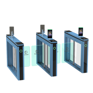 Bền cho người đi bộ swing cổng mặt ID + Thẻ <span class=keywords><strong>Swipe</strong></span> + Chống Pinch cho khu vực an ninh cao - Product Image 1