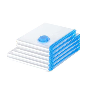 Bolsa de compresión <span class=keywords><strong>al</strong></span> vacío con borde azul grueso moderno, bolsa de almacenamiento de <span class=keywords><strong>ropa</strong></span> <span class=keywords><strong>al</strong></span> por mayor <span class=keywords><strong>para</strong></span> edredón de viaje, edredón de algodón - Product Image 1