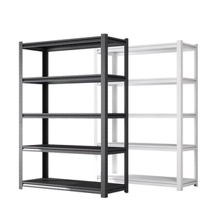 Étagère de rangement multi-niveaux en acier Family Charm, 5 étagères, hauteur réglable, pour usage domestique - Product Image 5