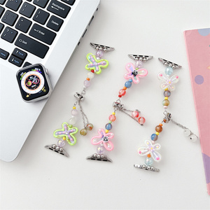 Bracelet de montre de plage mignon pour montre Apple 38mm 40 41 42 44 45 49mm perles de luxe bracelets <span class=keywords><strong>iwatch</strong></span> - Product Image 2