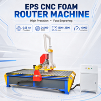Machine de découpe CNC horizontale automatique à 4 axes à faible vibration et couple élevé pour la sculpture 3D en mousse de polystyrène pour la gravure de moules en EPS