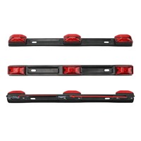 Feu Stop LED 12V 9 Ampoules Haute Luminosité Rouge pour Camion Remorque Pick-up – Feux de Frein Arrière et Feux de Position Latéraux