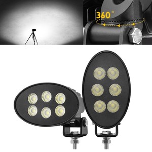 Lampe de travail LED durable <span class=keywords><strong>New</strong></span> <span class=keywords><strong>Holland</strong></span> ECE R10 pour tracteur et machines agricoles, résistante aux chocs, IP68, projecteur rotatif horizontal - Product Image 1