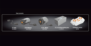 <span class=keywords><strong>Jouet</strong></span> QS 2.4G HZ 1608 pièces, blocs de construction éducatifs d'ingénierie, voiture <span class=keywords><strong>électrique</strong></span> à roulettes, bulldozer, <span class=keywords><strong>grue</strong></span> - Product Image 6