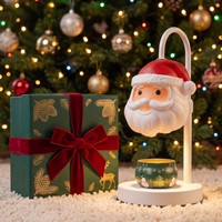 Diffuseur d'arômes exclusif transfrontalier en fer, thème Père Noël, style Instagram, veilleuse de Noël, modèle relevable