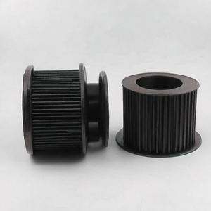 Poulie de distribution MIGHTY personnalisable en acier/fer fonte/alliage d'aluminium de 3M pour machine de découpe laser CO2, support OEM - Poulie de distribution AT20 - Product Image 3