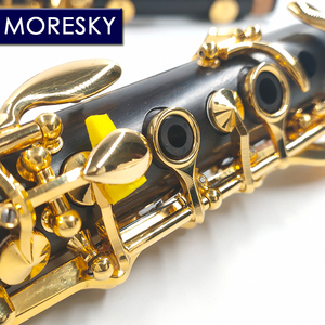 คลาริเน็ต MORESKY รุ่นปรับแต่งพิเศษ Bb 17 คีย์ ชุบนิกเกิล ทองแดง ไม้เกรนาดิลลา/ไม้มะเกลือ โซปราโน M1 - Product Image 4
