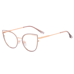 Occhiali da vista per bambini 2026 anti-luce blu, montature ottiche in metallo di tendenza con cerniera a molla, occhiali da prescrizione - Product Image 6