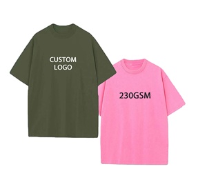 Camiseta de Alta Calidad con Logotipo Personalizado, 100% Algodón, 230 GSM, Camiseta Lisa para Hombre, Unisex, Blanca, Talla Grande - Product Image 1