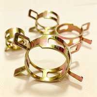 Collier de serrage à ressort circulaire réglable en fil unique, type bande, pour sécuriser les tuyaux