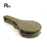 STD-R66 Rm boîte en bois de musique arc-en-ciel avec tissu petit instrument de musique à quatre cordes sac de banjo