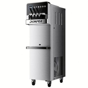 Machine à glace molle commerciale 18L, machine à yaourt glacé, machine à crème glacée avec 2+1 <span class=keywords><strong>saveurs</strong></span>, machine à glace molle - Product Image 5
