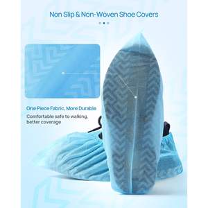 Disposable Non-Slip <b>Safety</b> <b>Shoe</b> Covers Durable Recyclable Non-Woven Composite Toe Heat-Resistant Booties for Hospital Use - Product Image 2