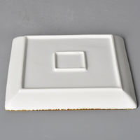 P & T Royal Ware 2020 Nouveau Design Style Offre Spéciale Carré En Céramique Restaurant Hôtel Table Dîner Assiette Carrée