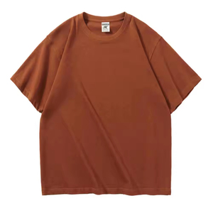 T-shirt décontracté pour homme en lilas, 100% coton, texture douce, respirant, uni, avec option d'étiquette personnalisée, vente en gros - Product Image 6