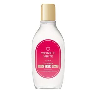 Loción Medicada WRINKLE WHITE con Niacinamida, Aclarante, Antiarrugas, Hidratante, con Ceramida y CICA, Cuidado Facial Japonés, 165 ml - Product Image 1