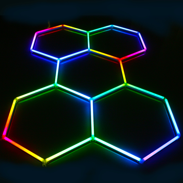 Hexagonal Led Light Hexagon Led Garage Light Honeycomb Working Hexagon Lights