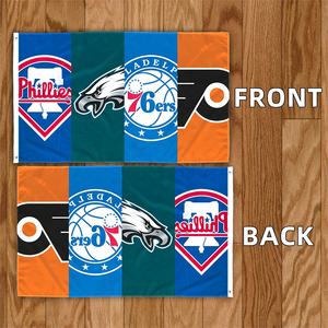 Haute qualité 3x5ft pour équipe de Football <span class=keywords><strong>NFL</strong></span> conception personnalisée bannières Philadelphia Eagles drapeaux 100% Polyester Stock pour toutes les équipes - Product Image 5