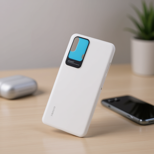 Cover Posteriore Bianca di Ricambio per Xiaomi Redmi 10, Scocca in Materiale ABS - Product Image 3