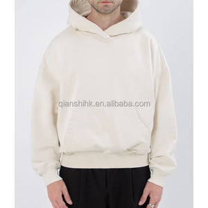 เสื้อมีฮู้ดผ้าฟลีซแบบสวมศีรษะใส่ได้ทั้งชายและ100% โลโก้ออกแบบได้ตามต้องการ - Product Image 5