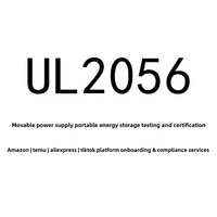 Alimentation portable Amazon certifiée UL2056/UL2743, modèle de démarrage d'urgence pour voiture, rapport UL2743