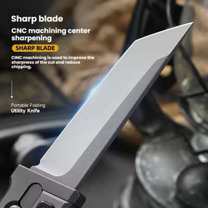 Cuchillos multifuncionales para exteriores, cuchillo de aluminio espacial EDC, juego de cuchillos de bolsillo, cuchillo de supervivencia, cuchillo portátil de autodefensa para emergencias - Product Image 3