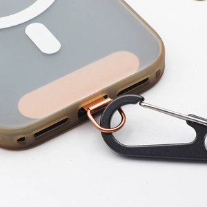 Support de téléphone portable universel ultra-fin personnalisé en acier inoxydable avec cordon anti-perte et attache de fixation - Product Image 3