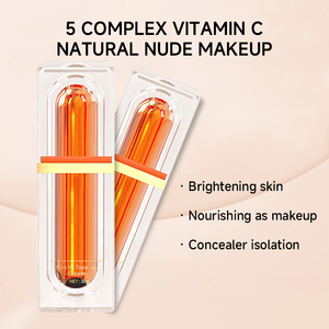 Crema Aclaradora y Nutritiva <span class=keywords><strong>de</strong></span> Grado Cosmético OEM, Corrector <span class=keywords><strong>de</strong></span> Maquillaje, Crema Tonificante con <span class=keywords><strong>Cinco</strong></span> Vitaminas C - Product Image 4