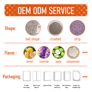 Fabrieksdirect verkoop Biologisch afbreekbare milieuvriendelijke Cassave kattenbakvulling Premium 99% stofvrij snelklonterend ongeparfumeerd zand - Product Image 5