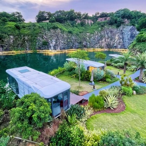 <span class=keywords><strong>Casa</strong></span> Prefabbricata Arredata, Villa Container da 40 Piedi, Ufficio Capsula - Product Image 2