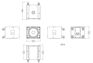 Altoparlante Impermeabile AG SX218 da 18 Pollici, Dimensioni 1 Speaker - Product Image 4