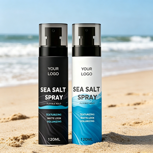 Your Logo Anti-Frizz Sea Salt <b>Spray</b> - Beach Wave Hair <b>Texturizing</b> Mist for Tangle-Free Messy Chic Waves 120ml - Product Image 1