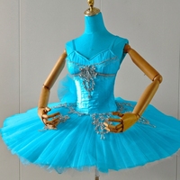 Nouveau tutu de ballet classique professionnel blanc attrayant en soie/coton pour filles