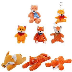 Encantador juguete de zorro de peluche para niños, muñeco de acompañamiento, Animal Kawaii, zorro rojo de peluche, <span class=keywords><strong>abrazo</strong></span> y <span class=keywords><strong>abrazo</strong></span> con tela suave, juguete de zorro - Product Image 5