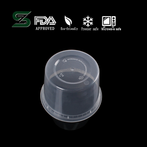 Vaso de plástico 8/12/16/24/32 oz contenedor de sopa para llevar sopa fideos contenedores taza de sopa recipientes de plástico para alimentos tazón - Product Image 2