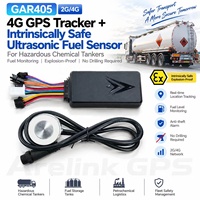 Traceur GPS 4G avec kit de capteur de carburant ultrasonique anti-explosion