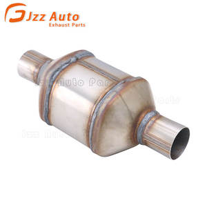 Pulitore Gas 51mm ritaglio TWC ceramica catalitico universale acciaio inossidabile corpo quadrato 124*102mm convertitore catalitico ad alto flusso - Product Image 2