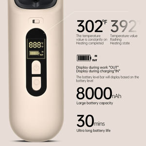 Plancha de Pelo Inalámbrica 2026, Nueva, 8000mAh, con Iones Negativos, Pantalla LCD y Calentamiento PTC - Product Image 5