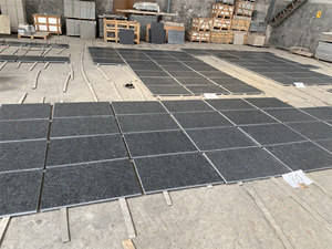 Số lượng lớn bán buôn bên ngoài mài giũa tấm đá granit Đen Angola cho dự án thương mại - Product Image 4