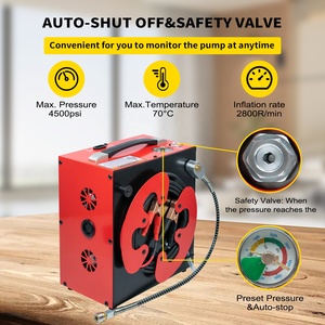 GX 12V 3 giai đoạn được xây dựng trong bộ lọc áp lực cao 30mpa 300bar 4500psi 250W Điện <span class=keywords><strong>PCP</strong></span> Máy nén khí - Product Image 4