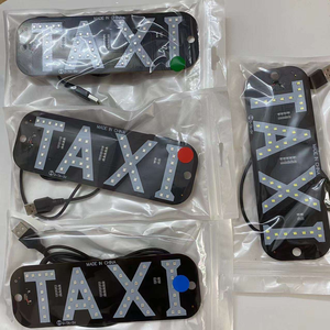 New Xtx Universal 6V 3W <b>LED</b> Taxi <b>Light</b> USB for Car Decorations Color Conversion Accessories - Product Image 1