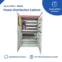 Armoire de distribution industrielle basse tension IP30 250A pour éclairage extérieur