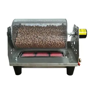 Multifunction Home Use Small Manual Turn Coffee Nut Roasting Baking Machine/Stainless Steel Electric Outdoor Barbecue Machine